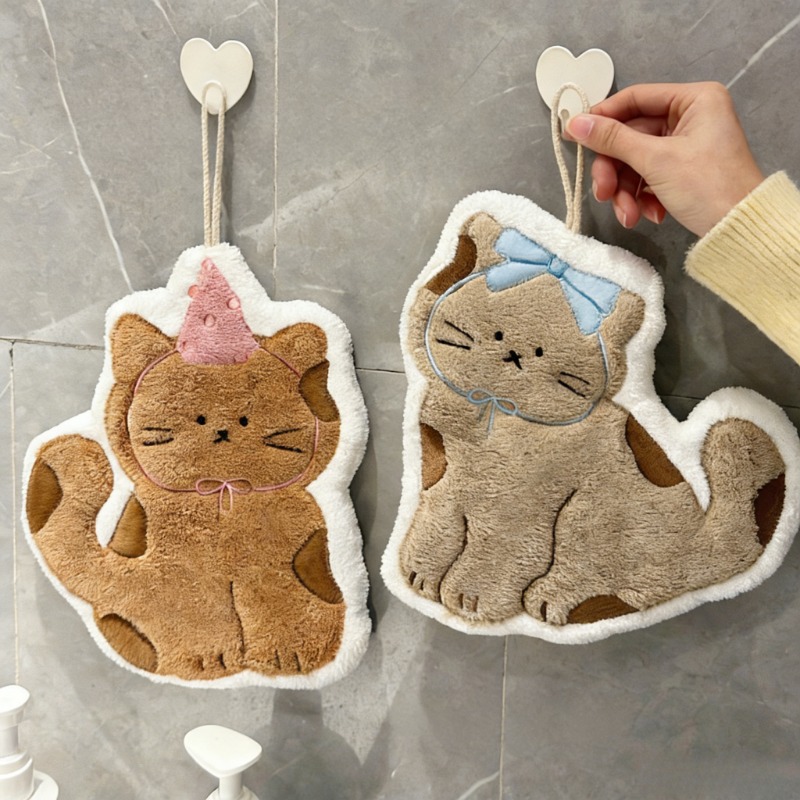 Home Textiles & Decorations - Kreative, niedliche handtuchförmige Handtücher in Katzenform