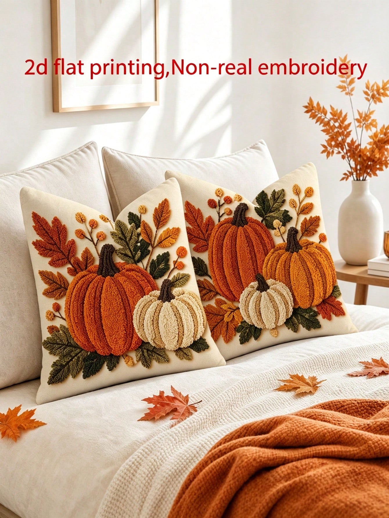 2 Stück rustikale Herbst-Kisse – Pillow Insert 18X18 Bewertung und Preis