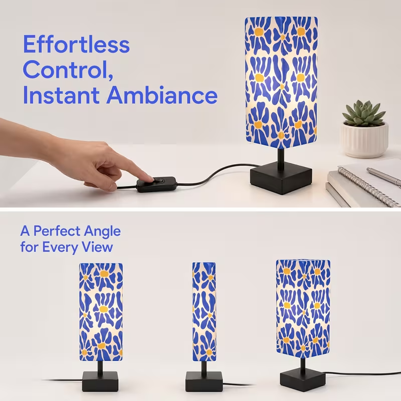 Moderne, farbenfrohe Tischlamp – Home Textiles Usa Bewertung und Preis