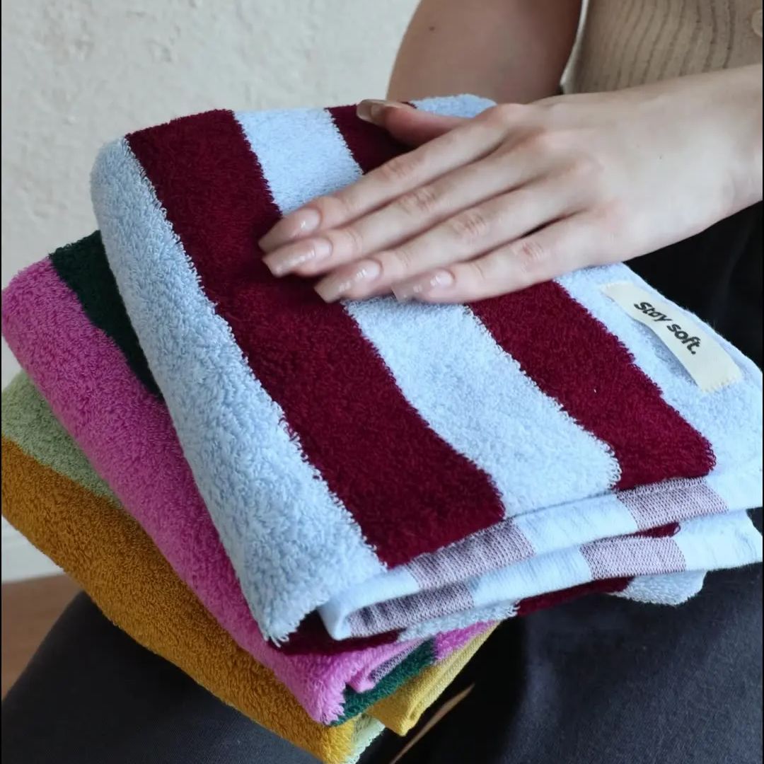 Retro gestreifte Handtücher au – Home Textiles Face Towel Bewertung und Preis