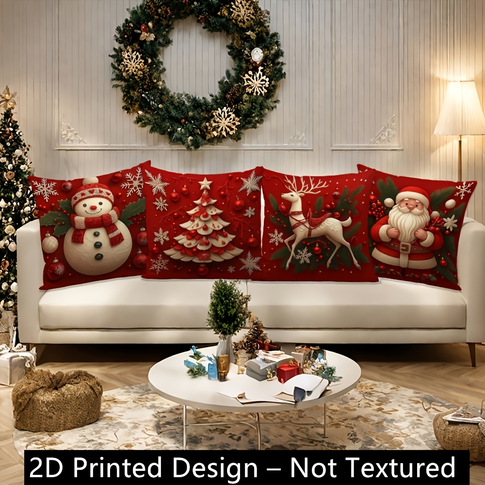 2 Stück Weihnachts-Kissenbezüg – Pillow Insert 18X18 Bewertung und Preis